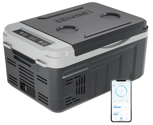 euhomy 10l kompressor kühlbox -20 bis +20 grad für 109,99 euro