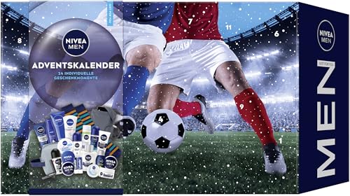 nivea men adventskalender 2025, 24 türchen mit pflegeprodukten für die adventszeit