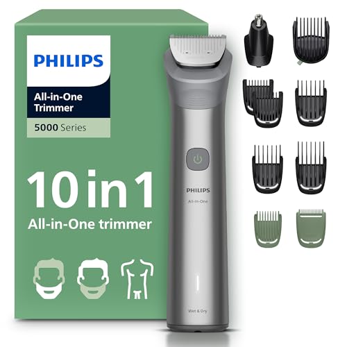 philips multigroom series 5000 barttrimmer haarschneider 10-teilig MG5918/15