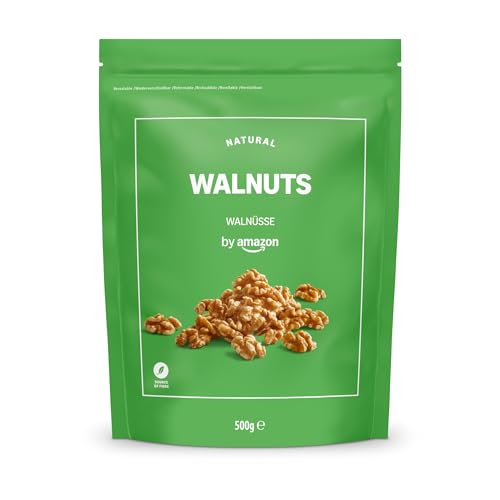 Produktbild: walnüsse 500g by amazon - gesunde snacks für unterwegs und zuhause