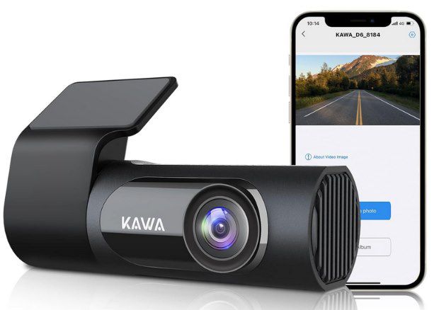 kawa 1440p dashcam mit wlan, g-sensor und wdr für 34,64 euro statt 42 euro