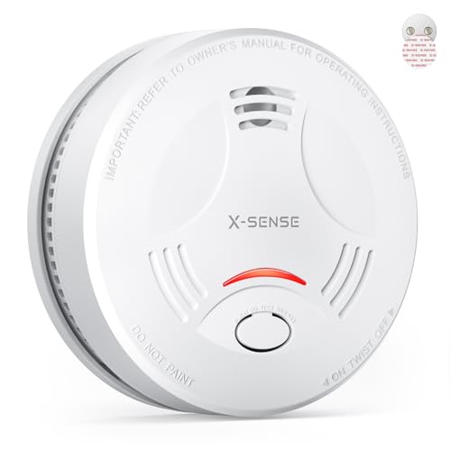 x-sense smart rauchmelder wlan mit magnethalterung en 14604 zertifiziert sd11-mr