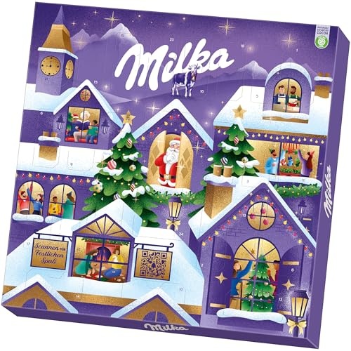milka adventskalender zauberkalender mit schokolade  prime