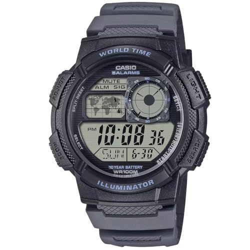 casio vintage uhren AE-1000W-8AVEF 10 jahres batterie world time, lieferflat