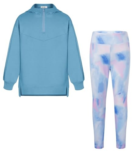 Mädchen Bekleidungsset 2-teilig: Kapuzenpullover und enge Hose von GRACE KARIN