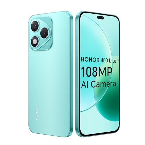 honor 400 lite smartphone 5g 256gb 8gb ram 108mp 6,7 zoll display dual-sim grün