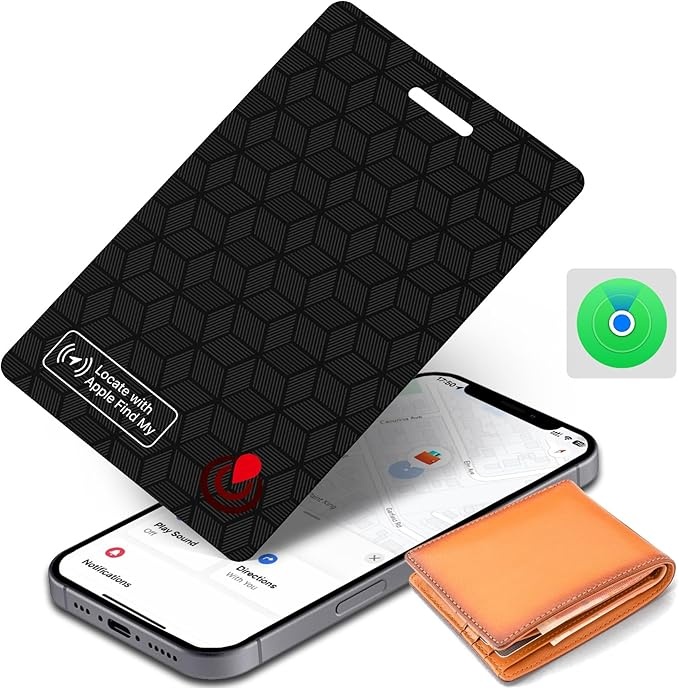wallet tracker karte bluetooth tracker 1.8mm kompatibel mit apple find my ip68 wasserdicht