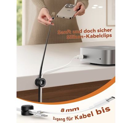 joyroom silikon kabelhalter 8x für 3,99 euro statt 8 euro