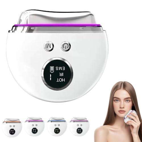 Produktbild: ems gua sha elektrisch, gesichtsmassagegerät gegen falten, 9 intensitätsstufen, 4 modi, anti-aging