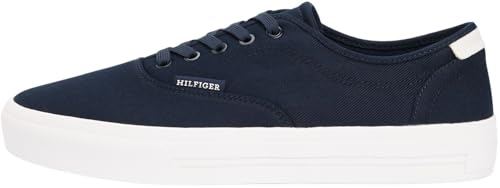 Tommy Hilfiger Herren Sneaker Vulcanized Low Top Cup Blau Desert Sky 40