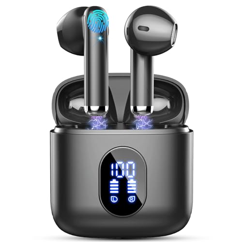 kabellose kopfhörer bluetooth 5.4, in ear mit noise cancelling, usb-c, 30 std, ip7 wasserdicht