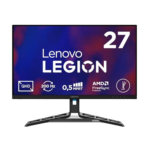 lenovo legion gaming monitor 27" QHD 2560x1440 200Hz ips 0.5ms Reaktionszeit