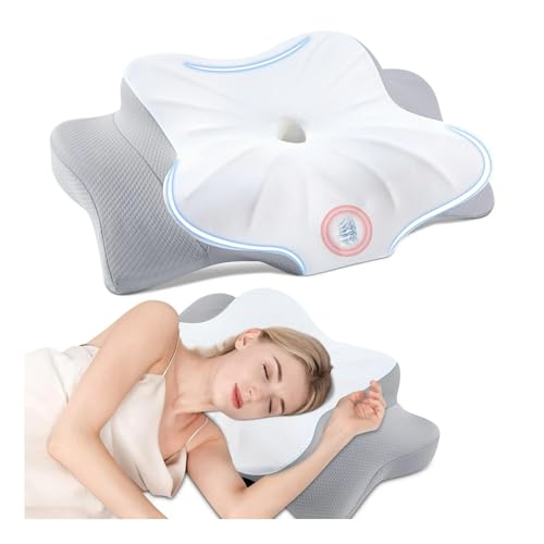 donama nackenkissen memory foam ergonomisches kopfkissen für alle schlafpositionen
