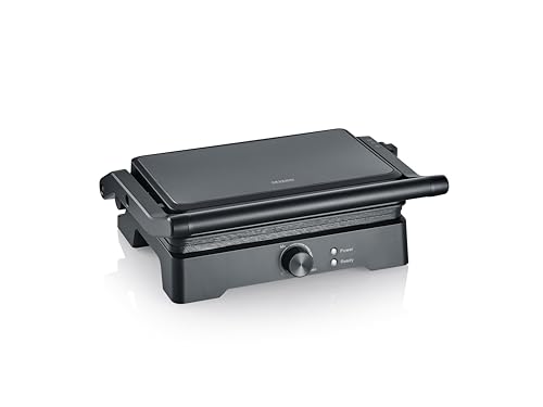 SEVERIN MultiGrill XL, 1800W Elektrogrill, PFAS-freie Keramikbeschichtung, schwarz