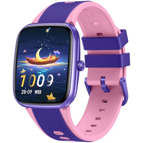 smartwatch kinder wasserdicht fitness uhr, 1,75 zoll mit schrittzähler, herzfrequenz, 20 sportmodi