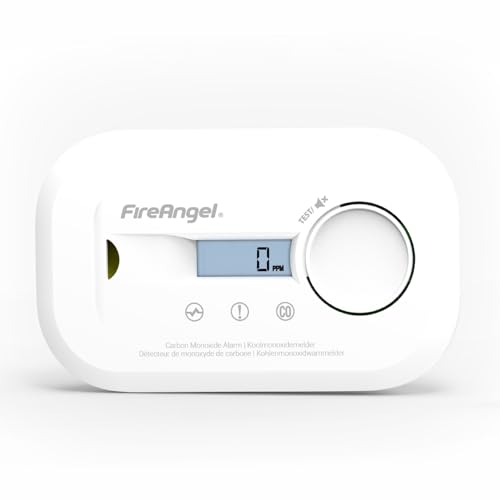 fireangel a6812 kohlenmonoxid melder co-melder lcd 10-jahres-sensor 4,6 sterne