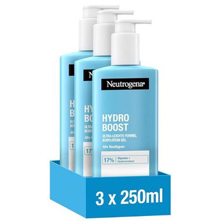 Produktbild: Neutrogena Hydro Boost Bodylotion Gel 3er Pack, je 250ml
