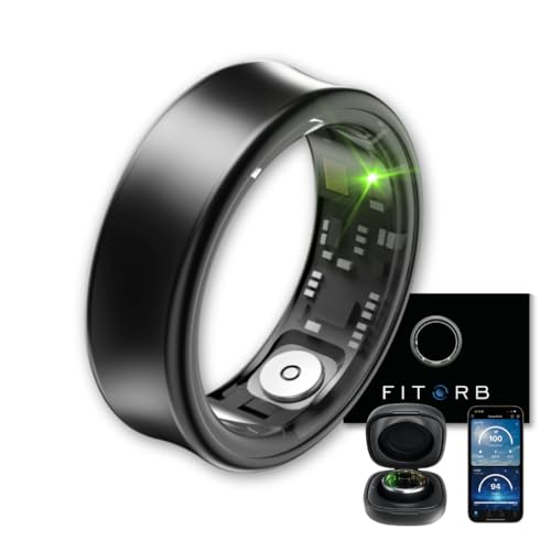 fitorb smart ring pro - fitness- und gesundheitsring mit schlafanalyse, temperaturmessung, 17,5 mm