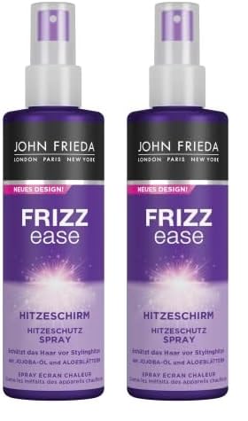 hitzeschutz spray von john frieda frizz ease 200 ml, packung mit 2