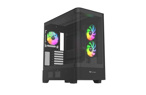 thermaltake view 290 tg argb midi-tower atx 2x tg 3x argb-lüfter usb-c 3.2 gen2