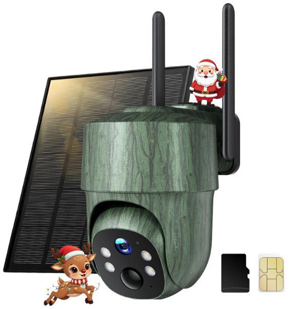 4G 2K PTZ solar wildtierkamera CEYOMUR CY85 für 39,99 Euro statt 50 Euro