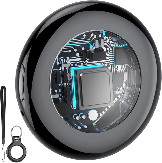 air tag 1er pack schwarz, bluetooth tracker schlüsselfinder kompatibel mit apple, 100dB