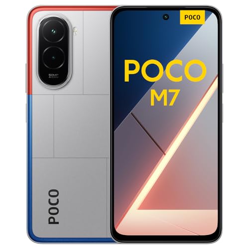 xiaomi poco m7 smartphone 8gb 256gb 144hz display 50mp kamera 7000mah silber