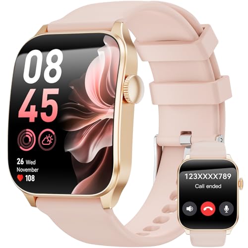 haulvean smartwatch herren damen, fitnessuhr mit herzfrequenz- und schlafmonitor, ip67
