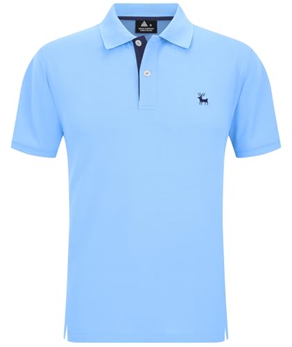 zity poloshirt herren kurzarm atmungsaktiv golf tennis polohemd freizeit