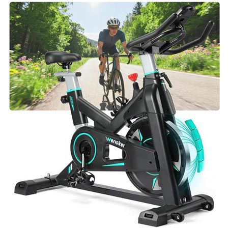 Produktbild: wenoker heimtrainer fahrrad mit app, magnetwiderstand, 144,99 