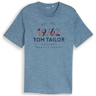 Tom Tailor Baumwoll T-Shirt mit Logo Print, ab 12