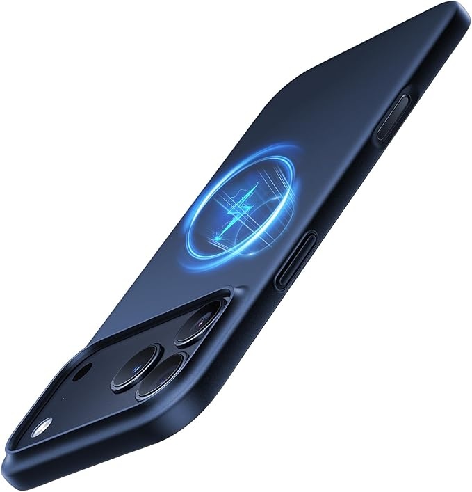 torras hülle für iPhone 17 Pro Max, ultra dünn, magsafe, stoßfest, blau