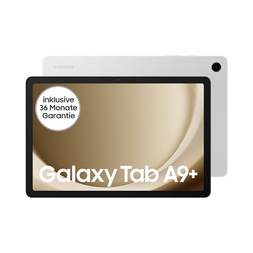 samsung galaxy tab a9+ tablet 128 gb speicher 3d-sound simlockfrei silber 3 jahre garantie