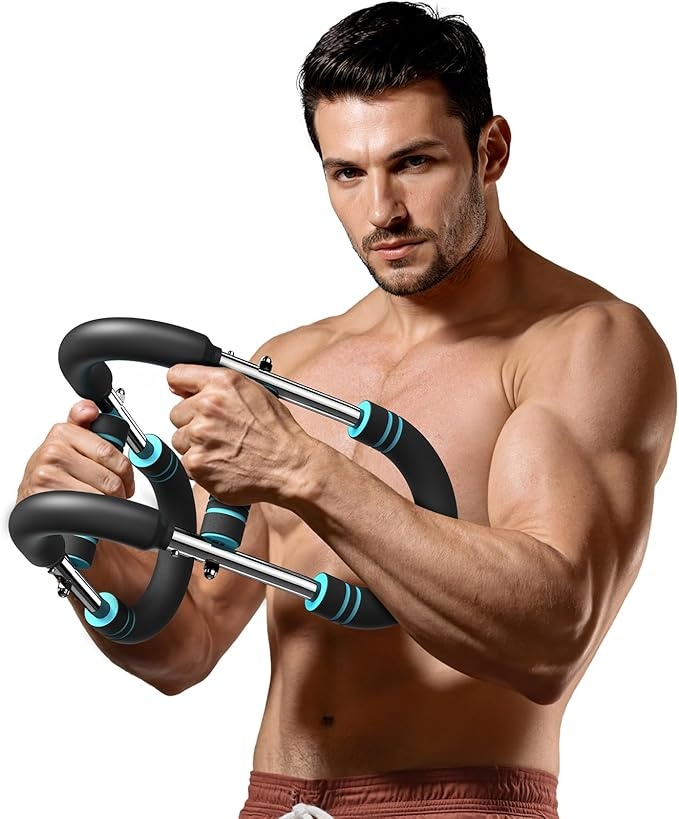 MERACH Power Twister 27-50KG, verstellbarer Brusttrainer für Herren mit 3 Widerständen