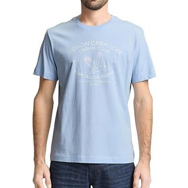 Tom Tailor Basic T-Shirt Logo-Print - verschiedene Farben verfügbar