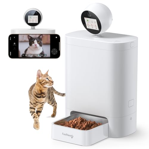 futterautomat katze 5,5l mit 360 kamera, 2,4g 5g wifi, ki technologie