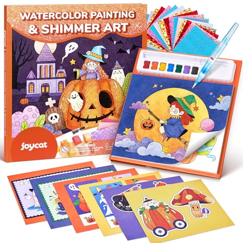 joycat malbücher mit wasserfarben, kreativitätsfördernde bastelsets für kinder 4-8 Jahre