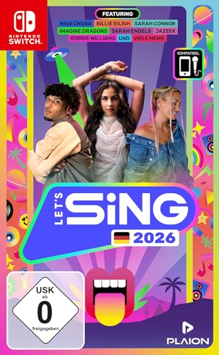let's sing 2026 mit deutschen hits für switch, ps5, xbox - 26,99