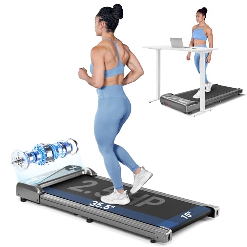 walking pad leise, dripex laufband für zuhause bis 120kg, 1-6 km/h, 2.5 PS motor