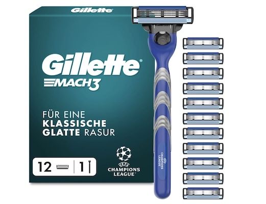 Gillette Mach3 Herren Rasierer UEFA Champions League Special Edition