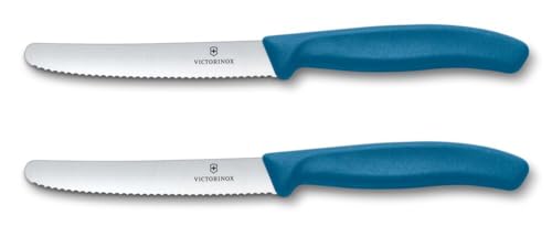 Victorinox Swiss Classic Frühstücksmesser Set 2-teilig Wellenschliff