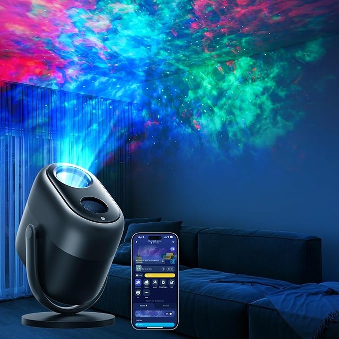 sternprojektor govee mit nebula-effekt für romantische atmosphäre
