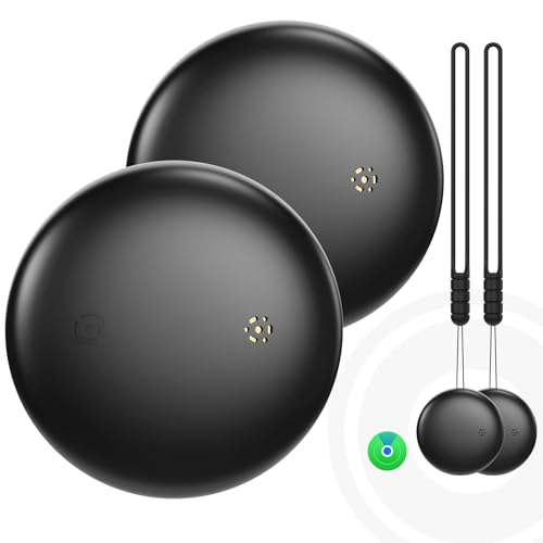 air smart tracker tag 2 pack, objektfinder für schlüssel und koffer, kompatibel mit app wo ist?