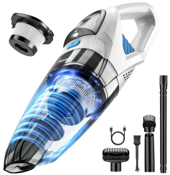 topipop gv09 akku handstaubsauger 25kPa mit zubehör für 23,79 Euro