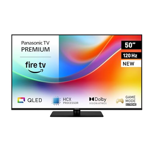 panasonic tv 50w85bez 50 zoll 4k ultra hd qled smart tv 120 hz dolby vision schwarz