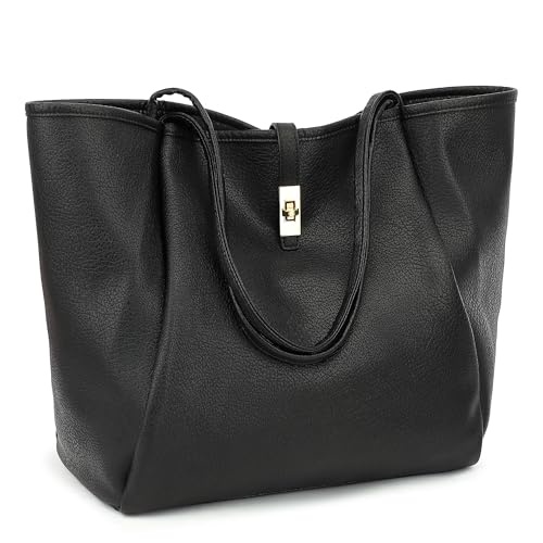 TANTOMI Umhängetasche Damen groß, Schultertasche für Alltag, Büro, Einkauf