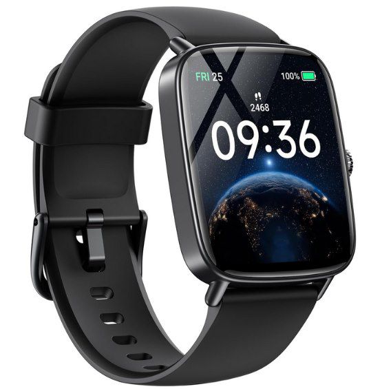 idw28 smartwatch mit sportmodi, herzfrequenz- & spo2-monitor, 19,99