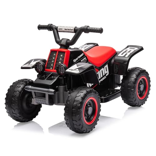 6V elektro-quad für kinder, elektroauto mit musik und led-lichtern, für 3 jahre