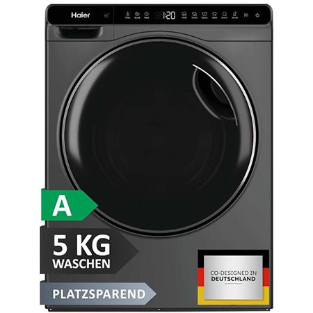 haier hw50 mini-waschmaschine 5kg 51cm für 598,99 euro statt 669 euro