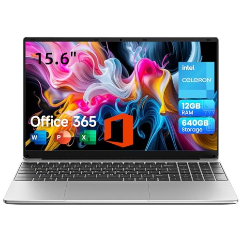 jumper laptop 15,6 zoll fhd, 12 gb ram, 640 gb rom, prozessor 5305u, office 365